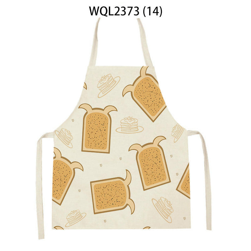 Cartoon Apron Kitchen Printing Sleeveless Blouse