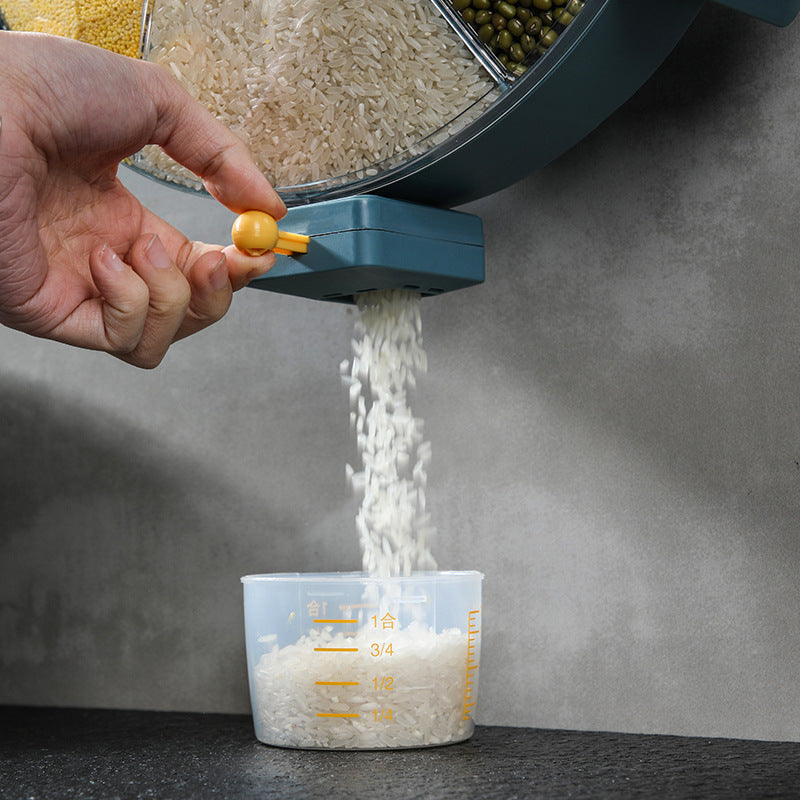 Wall mounted cereal dispenser