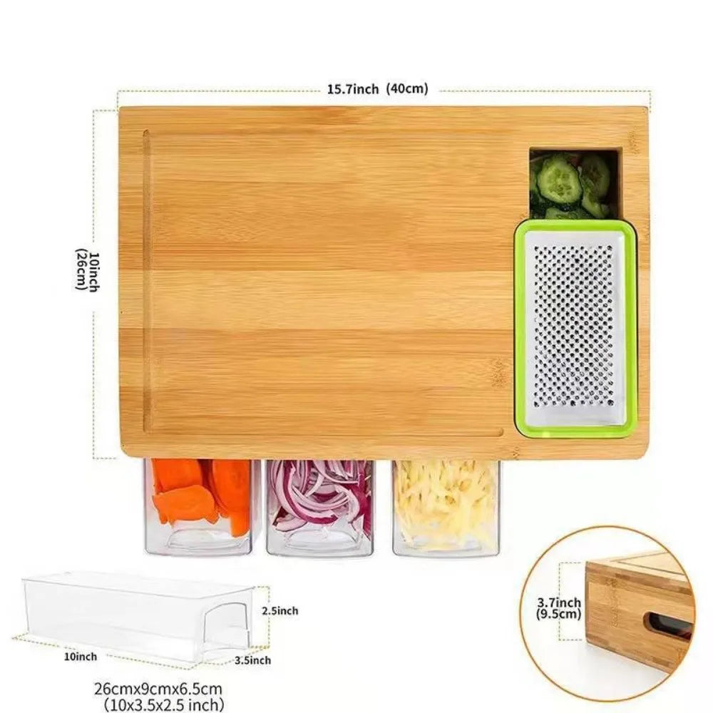 Bamboo Cutting Board Set