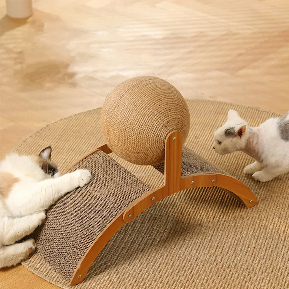 2 In 1 Cat Scratching Ball