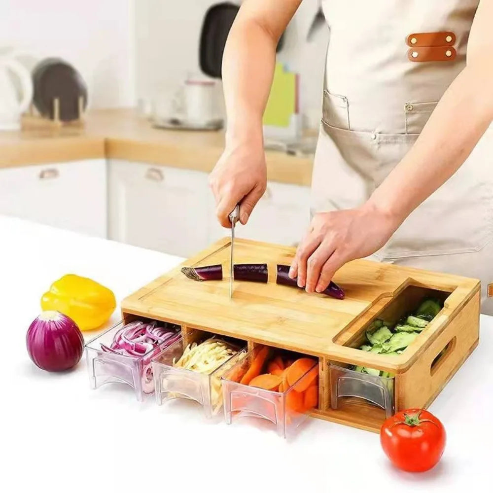 Bamboo Cutting Board Set