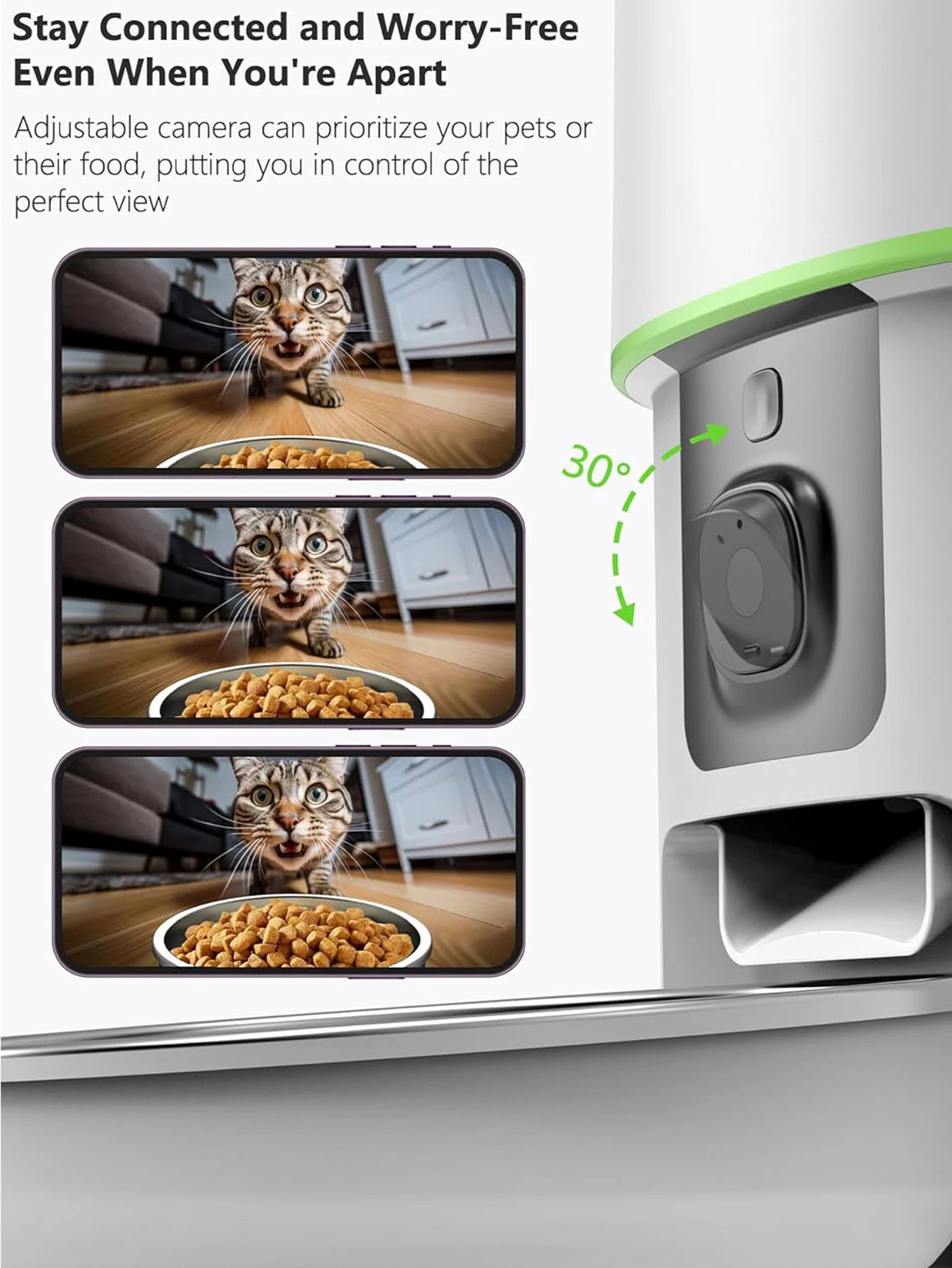 Automatic Cat Feeder With 5GWiFi Tuya