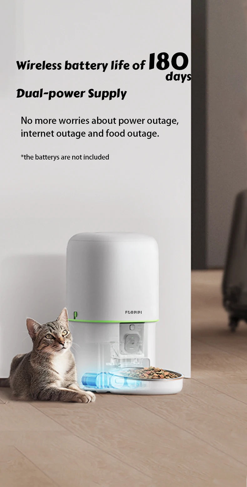 Automatic Cat Feeder With 5GWiFi Tuya