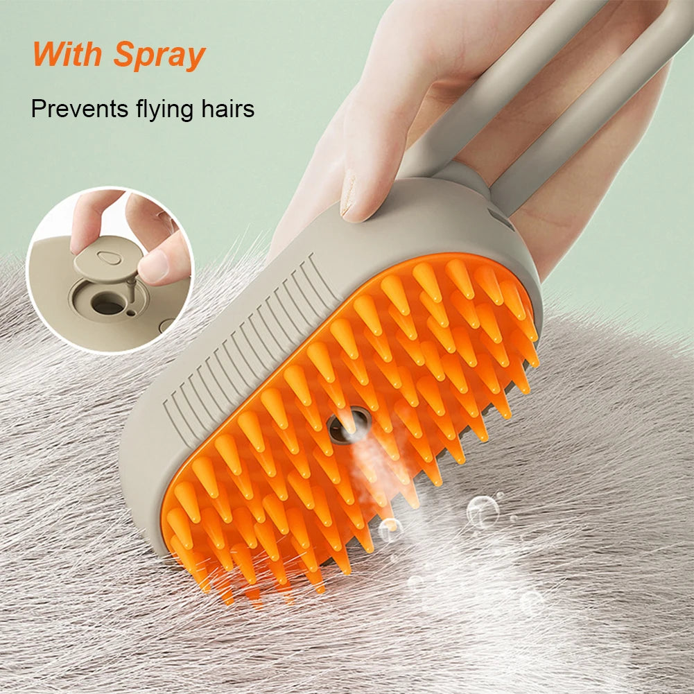 3 in 1 Cat And Dog Steam Brush