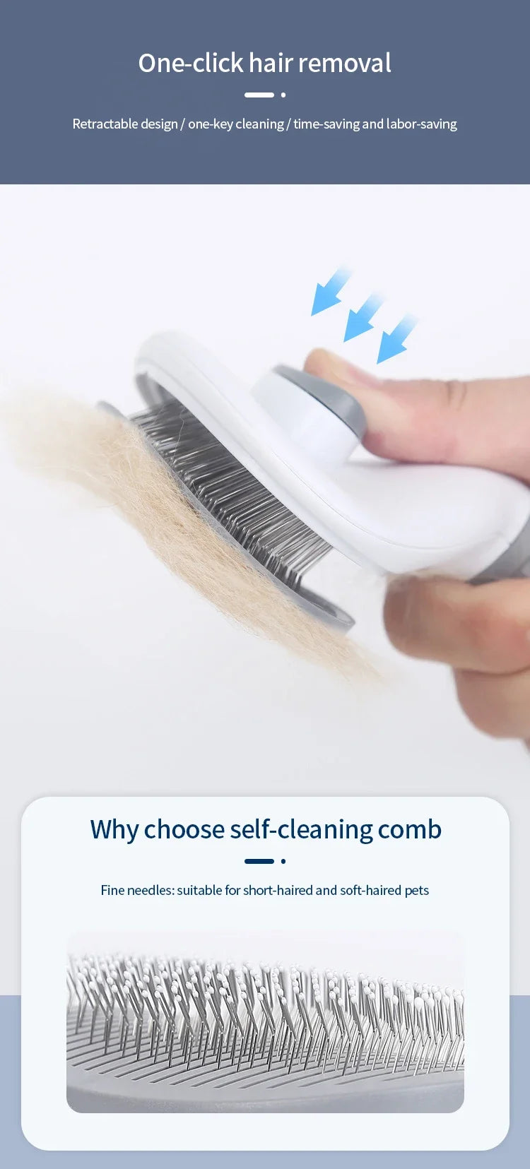 Cat And Dog Hair Brush