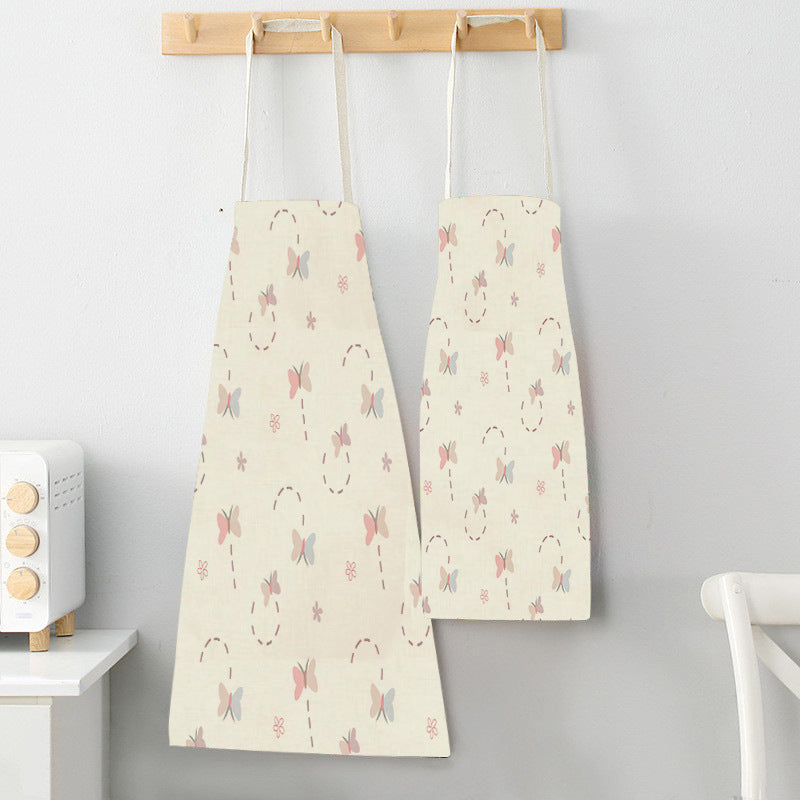 Cartoon Apron Kitchen Printing Sleeveless Blouse