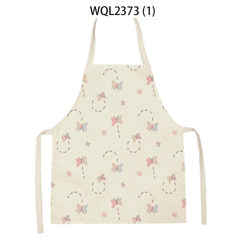 Cartoon Apron Kitchen Printing Sleeveless Blouse